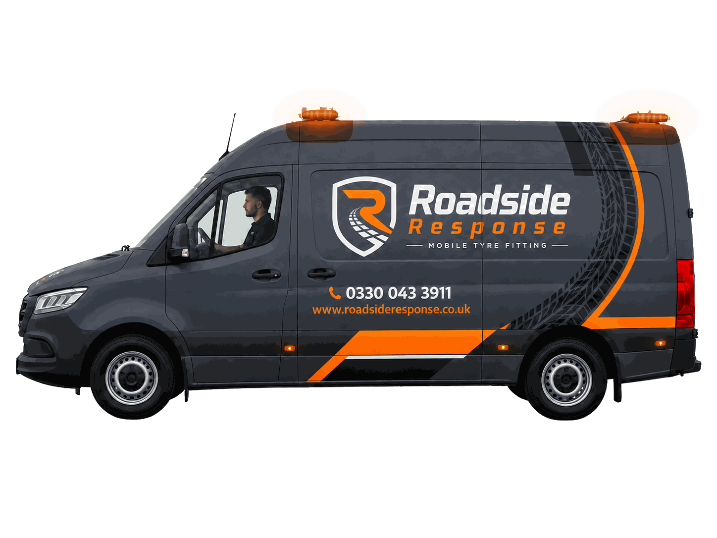 Roadside Response mobile tyre fitting van — 24/7 emergency response vehicle